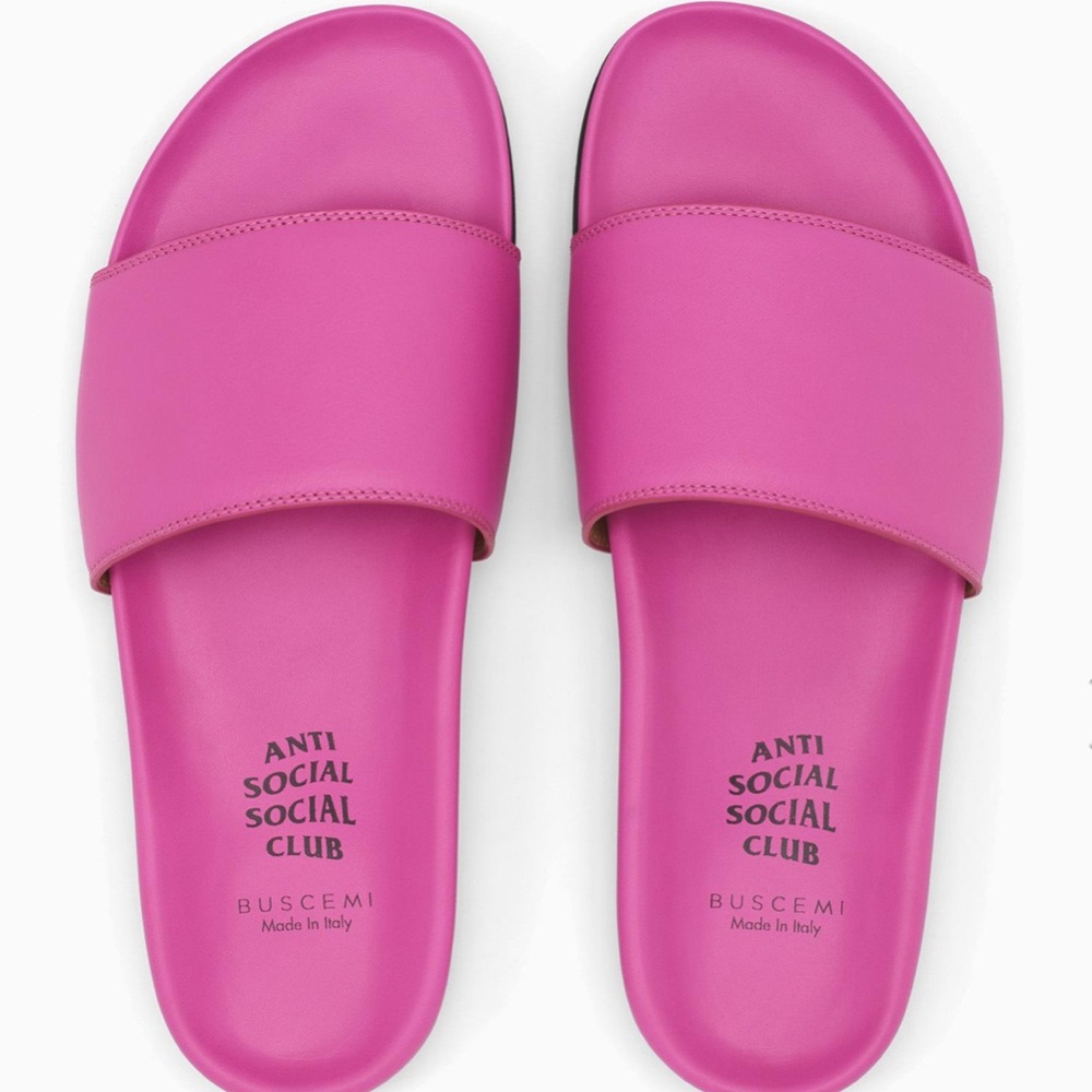 Anti social social club x Buscemi slides